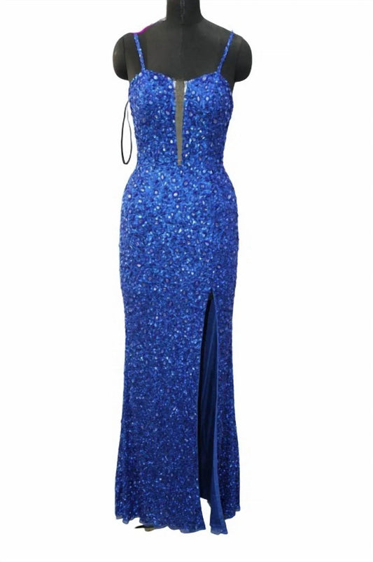 Sequin Sweetheart Evening Dress