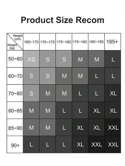 Size chart for women's ultralight quick-dry sport T-shirt showing height and weight ranges with XS–XXL.
